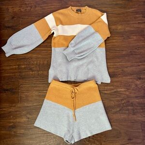 Dress Forum LA Sweater and Shorts Set